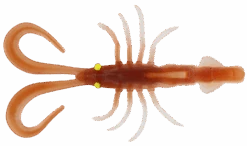 Samaki Boom Bait Spider Prawn -Fishing Gear Shop Boom Bait Spider Prawn Pearl Brown