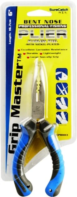 Sure Catch 6inch Bent Nose Multi Plier SCPH03 Grip Master -Fishing Gear Shop bent nose 6inch