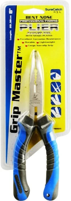 Sure Catch 6inch Bent Nose Multi Plier SCPH03 Grip Master -Fishing Gear Shop bent nose 8inch