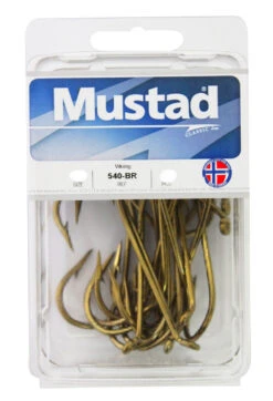 Mustad 540 Bronze French Viking Hook Box 5 Mustad 540 Bronze French Viking Hook Box -Fishing Gear Shop full 1293 H540 2