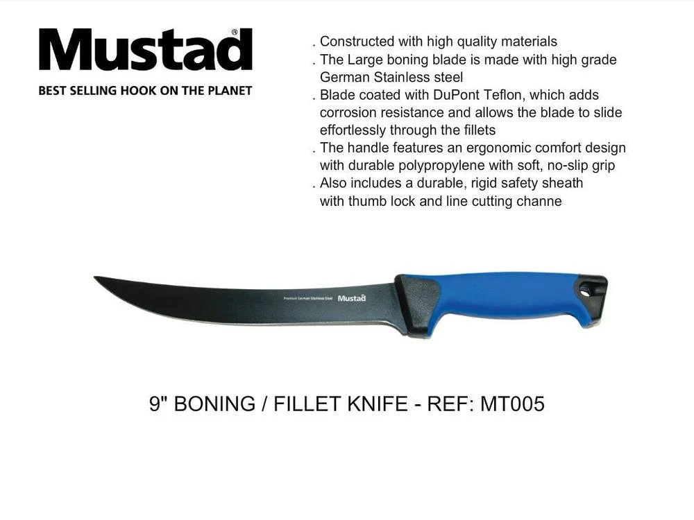 Mustad Teflon Filleting Kniives 4 Mustad Teflon Filleting Kniives - Image 2