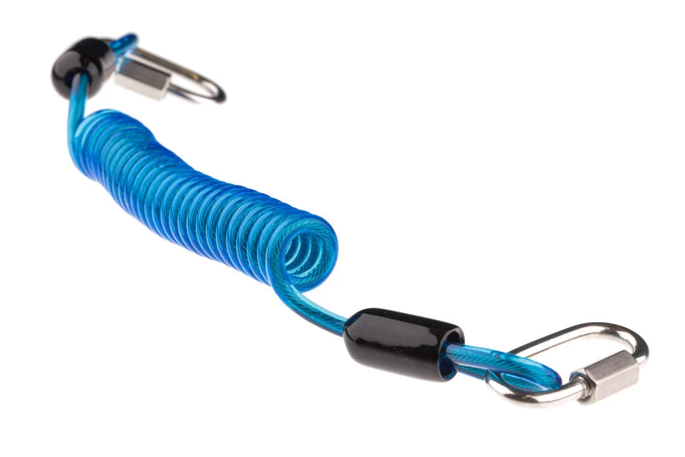 Toit Tether Blue Coil Lanyard 3 Toit Tether Blue Coil Lanyard