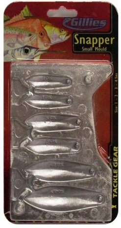 Gillies Sinker Mould Range 18 Gillies Sinker Mould Range -Fishing Gear Shop gillies snapper small sinker mould 12270 11965964 L