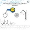 HOOK-EZE KNOT TYING TOOL (TWIN PACK) -Fishing Gear Shop hooksizednewLB 1024x1024 edf734fa e218 4654 bef1 39d53d86a411