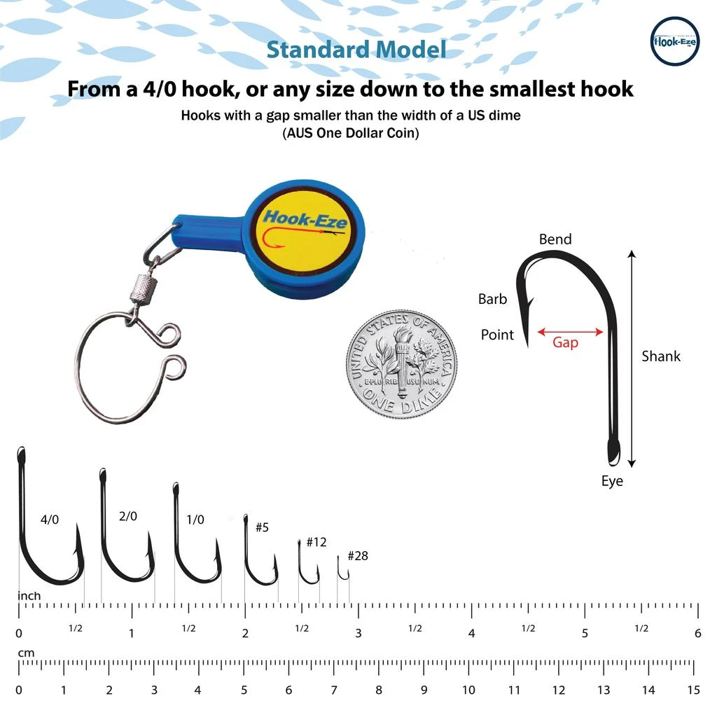 HOOK-EZE KNOT TYING TOOL (TWIN PACK) 3 HOOK-EZE KNOT TYING TOOL (TWIN PACK)