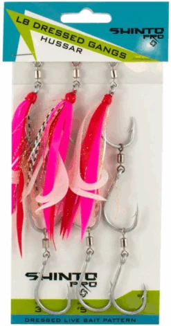Shinto Pro Dressed Ganged Hook Swivel Live Bait -Fishing Gear Shop huss