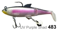 Molix Shad 100 -Fishing Gear Shop molix shad 100 UV Purple Shad