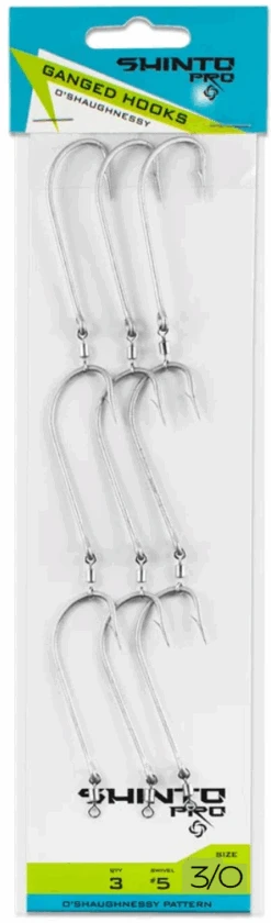 Shinto Pro Ganged Hook Swivel OShaughnessy 13 Shinto Pro Ganged Hook Swivel OShaughnessy -Fishing Gear Shop oshaun30