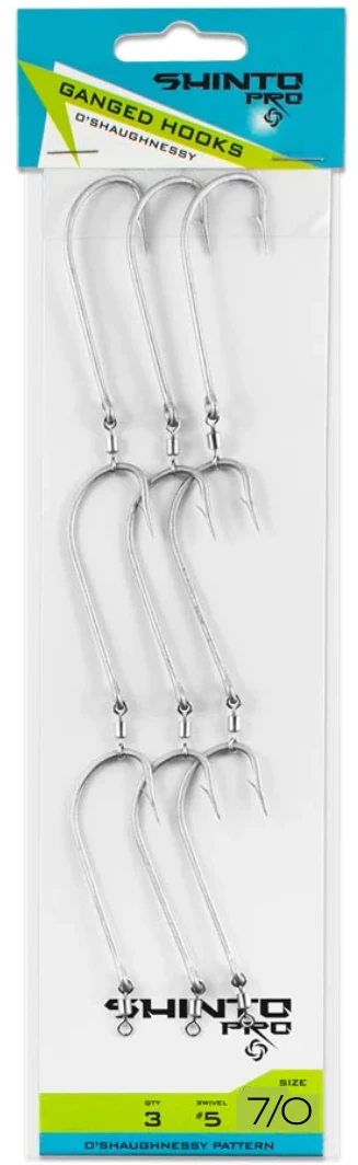 Shinto Pro Ganged Hook Swivel OShaughnessy 6 Shinto Pro Ganged Hook Swivel OShaughnessy - Image 4