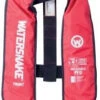 Watersnake Adult Manual Inflatable PFDS -Fishing Gear Shop red