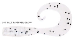 Shimano Squidgies Bio-Tough Grub 18 Shimano Squidgies Bio-Tough Grub -Fishing Gear Shop salt n pepper glow