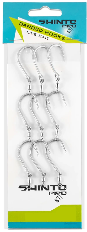 Shinto Pro Ganged Hook Swivel Live Bait 3 Shinto Pro Ganged Hook Swivel Live Bait