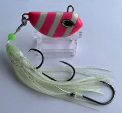 HP Tackle Snapbait Triple Threat Jigs 8 HP Tackle Snapbait Triple Threat Jigs -Fishing Gear Shop snapbait triple threat pink lumo stripes 155g tackleworld kawana