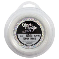Black Magic Mono Leader Tough -Fishing Gear Shop tough trace leader 40lb new label